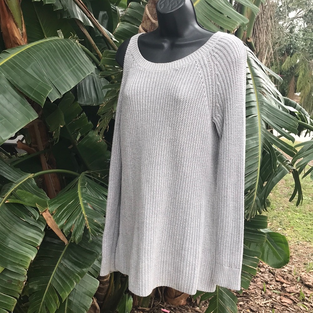 Treasure and bond cut out shoulder sweater tunic